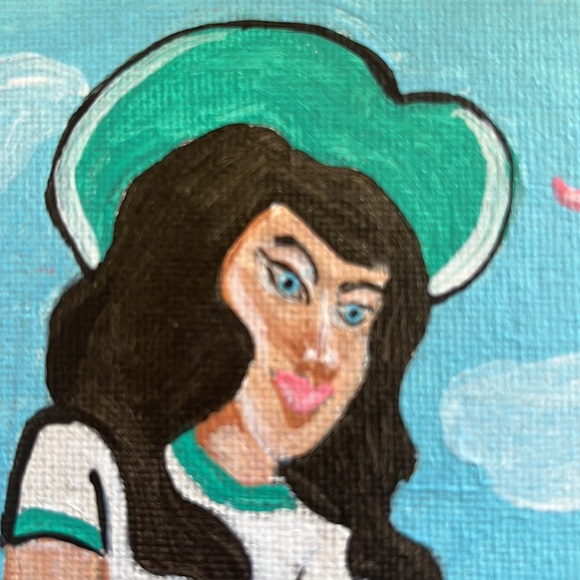 Western Pinup Style Painting - Picture 10 of 10